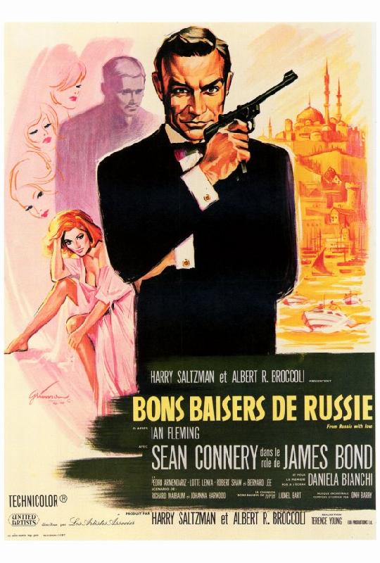 Affiche du film James Bond Bons baisers de Russie
