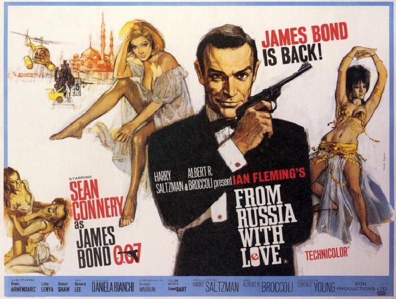Affiche du film James Bond Bons baisers de Russie