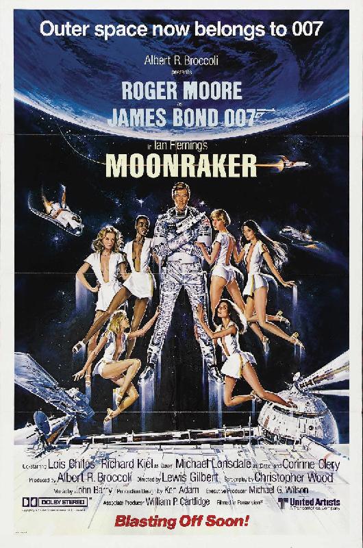 Affiche film James Bond Moonraker