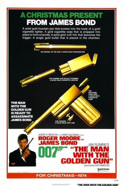 Affiche du film James Bond L'Homme au pistolet d'or