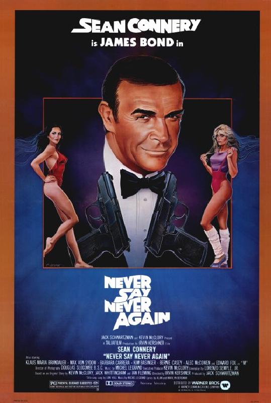 Affiche du film James Bond Jamais plus jamais