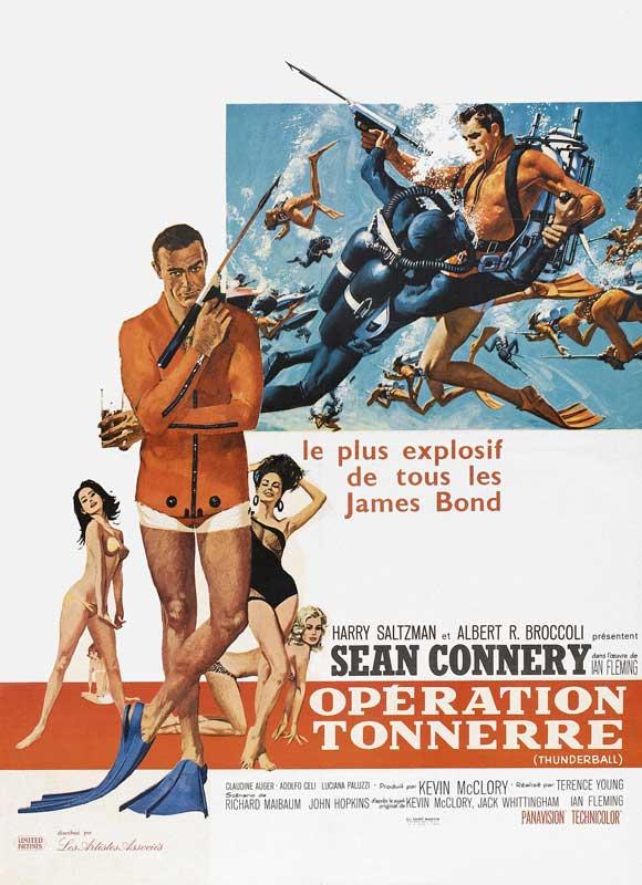 Affiche du film James Bond Opération Tonnerre