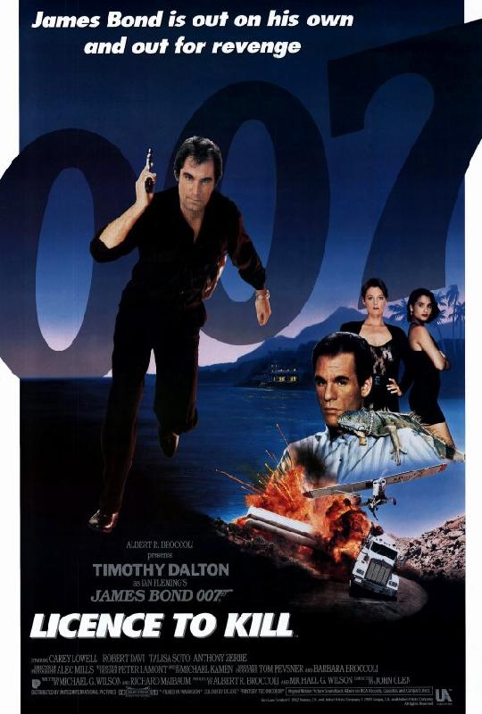 Affiche du film James Bond Permis de tuer