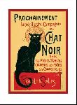 Affiche art print Le Chat Noir