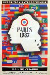 Affiche ancienne exposition universelle de Paris 1937