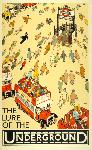 Affiche ancienne The Lure of the Underground
