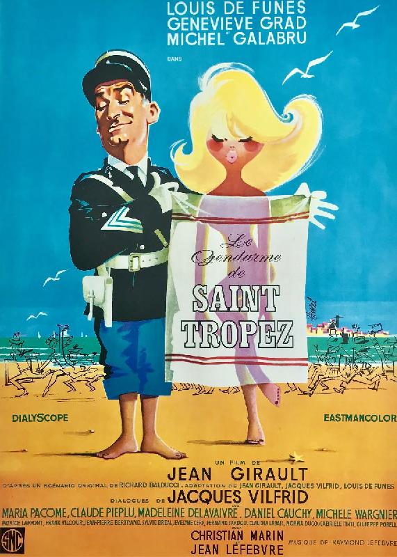 Affiche du film Le gendarme de st Tropez
