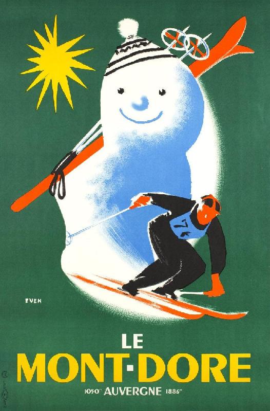 Affiche vintage Le Mont Dore 