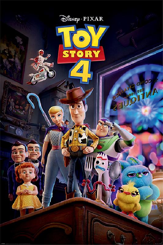 Affiche du film animé Toy Story 4 Antique Shop Anarchy