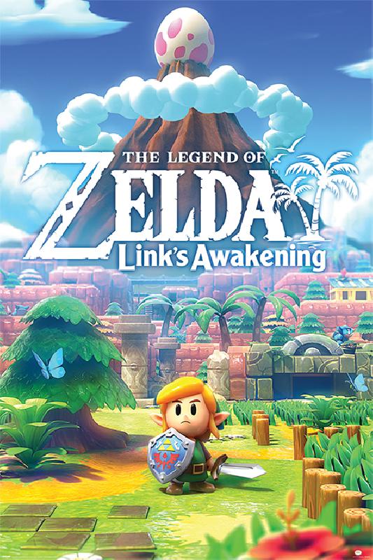 Poster du jeu vidéo The Legend Of Zelda (Links Awakening)