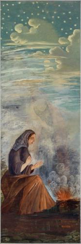 Poster reproduction du tableau de Paul Cézanne les quatre saisosn - L'hiver