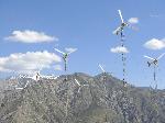 Photo éolienne montagne d’Afghanistan