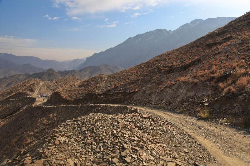 Photo chemin de montagne en Afghanistan