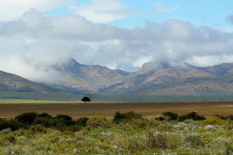 Photo paysage montagneux d'Afrique du Sud