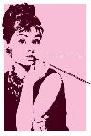 Affiche Audrey Hepburn (Cigarello)