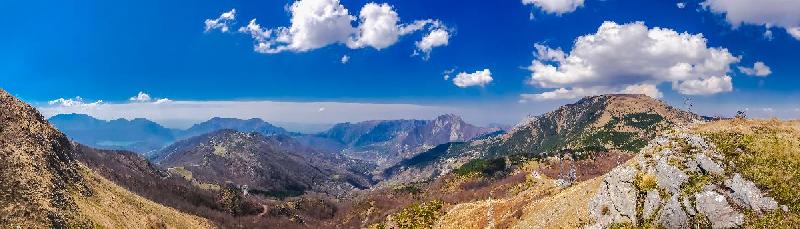 Photo panoramique montagne Albanie