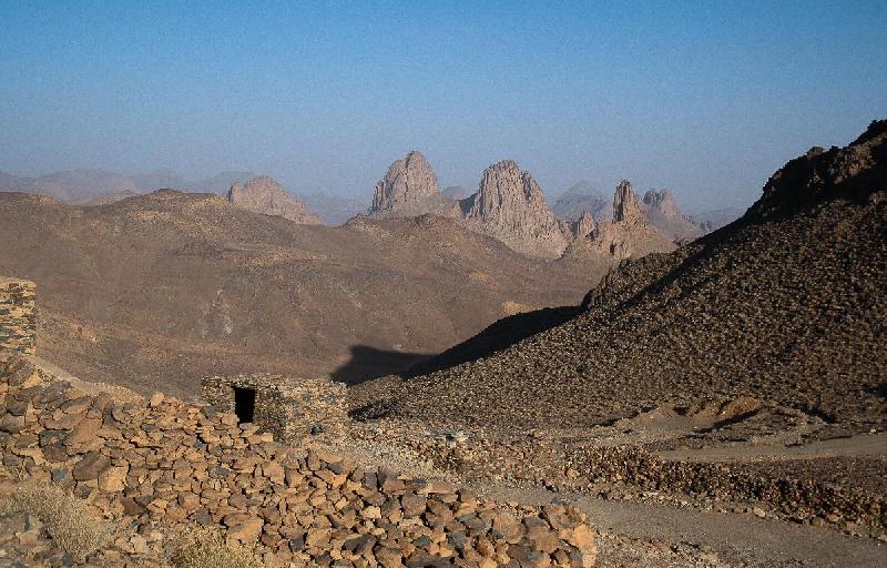 Photo paysage désert du Sahara en Algérie