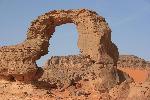 Photo paysage rocher désert du Sahara en Algérie