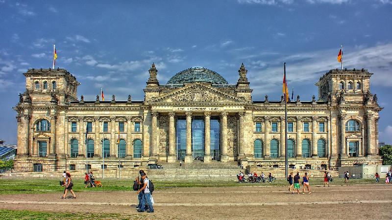 Photo du Reichstag à Berlin en Allemagne