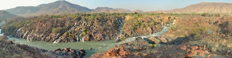 Photo panoramique riviere Angola 