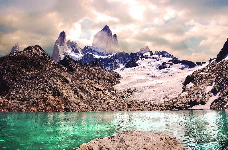 Photo relief montagneux en Argentine