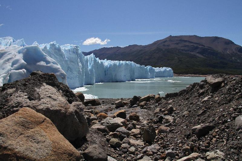 Photo d'un glacier en Patagonie Argentine