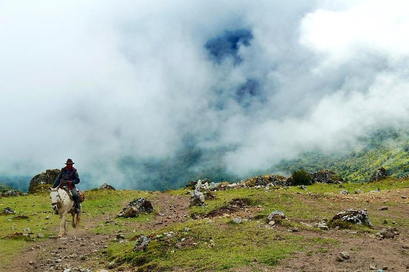 Photo d'un cow boy sur les hauts plateaux en Argentine