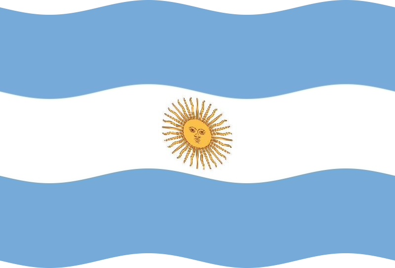 Drapeaux Drapeau de l'Argentine