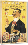 Toiles imprimées Affiche publicitaire ancienne Viktorsons Cigarette