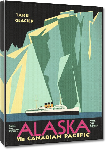 Toiles imprimées Affiche ancienne Canadian pacific alaska