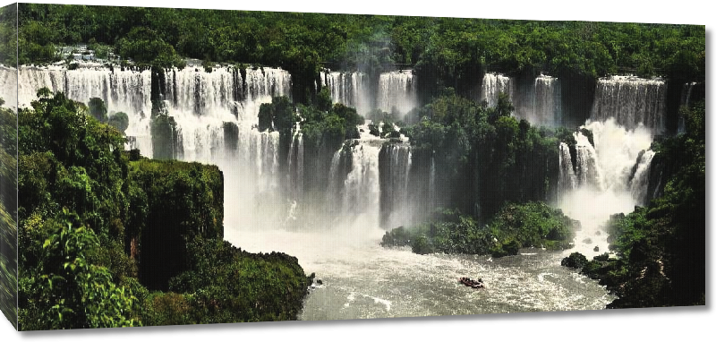 Toiles imprimées Poster des Chutes d'Iguazu