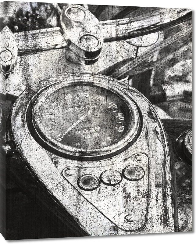 Toiles imprimées Poster moto Vintage