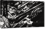 Toiles imprimées Photo noir & blanc de Trombones à coulisse 