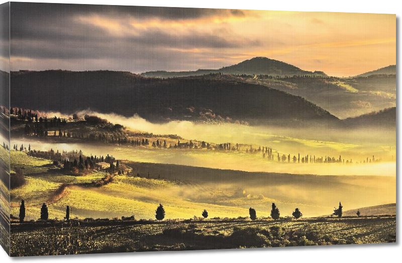 Toiles imprimées Photo de la Toscane en Italie 