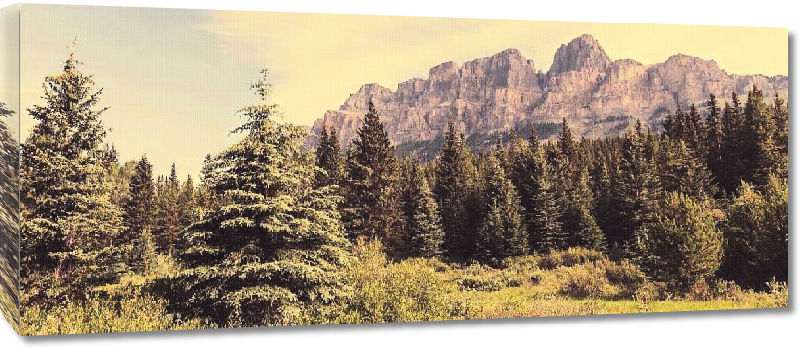 Toiles imprimées Photo des montagnes Canadiennes 