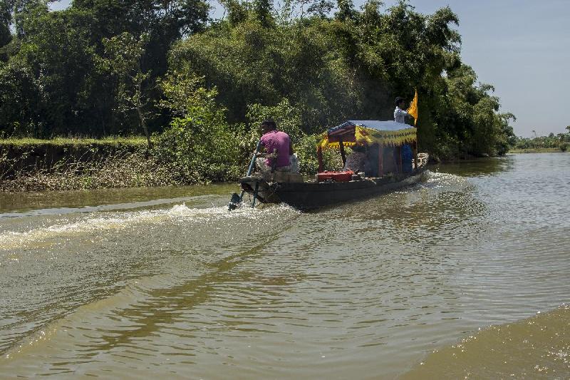 Photo bateau sur rivière Bangladesh