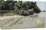 Toiles imprimées Photo bateau sur rivière Bangladesh
