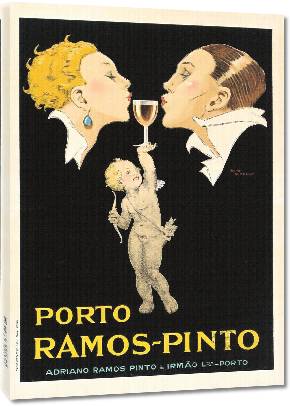 Toiles imprimées Affiche publicité vintage Porto Ramos Pinto by Rene Vincent