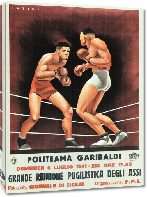 Toiles imprimées Affiche publicité vintage Politeama Garibaldi 