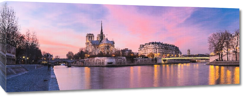 Toiles imprimées Poster photo cathédrale notre dame de Paris