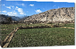 Toiles imprimées Photo rizière dans la montagne d'Afghanistan