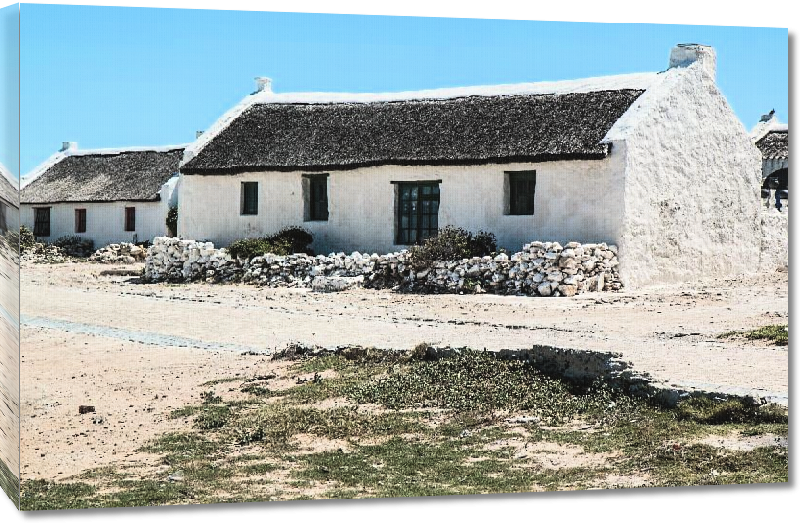 Toiles imprimées Photo maison côte d'Afrique du Sud