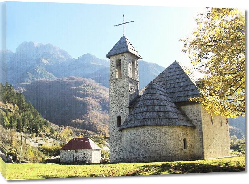 Toiles imprimées Photo Eglise en albanie