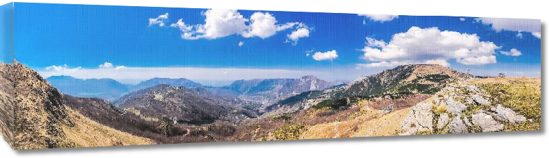 Toiles imprimées Photo panoramique montagne Albanie