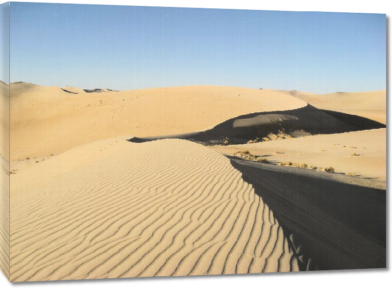 Toiles imprimées Photo paysage désertique dans le sahara en Algérie