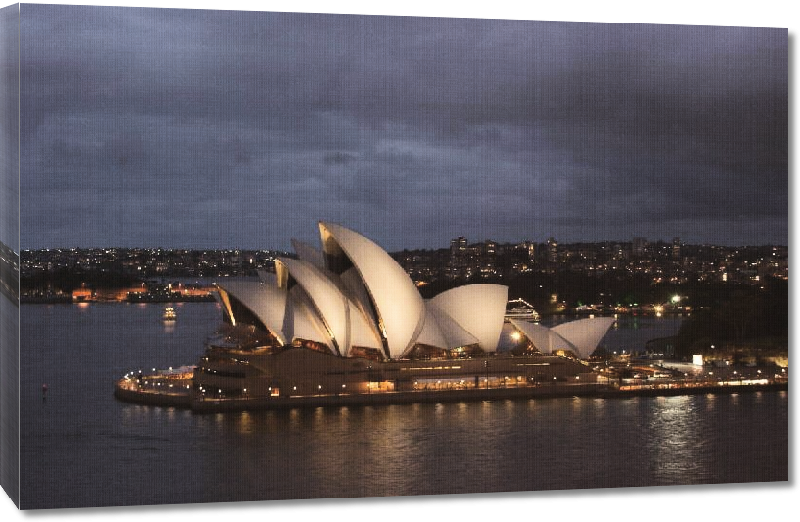 Toiles imprimées Photo opéra de Sydney en Australie