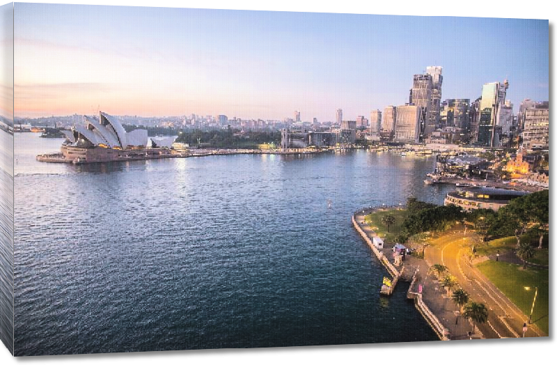 Toiles imprimées Photo vue de l'opéra de Sydney en Australie