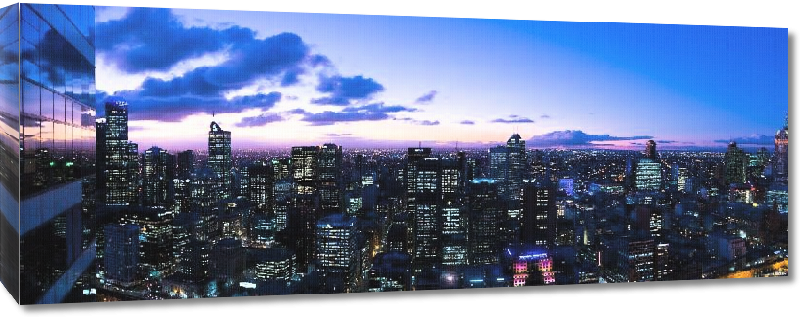 Toiles imprimées Photo gratte ciel à Melbourne en Australie