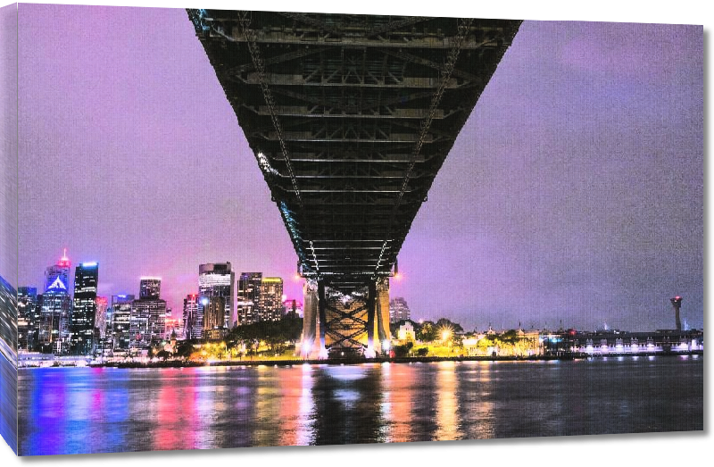 Toiles imprimées Photo du pont du port de Sydney en Australie