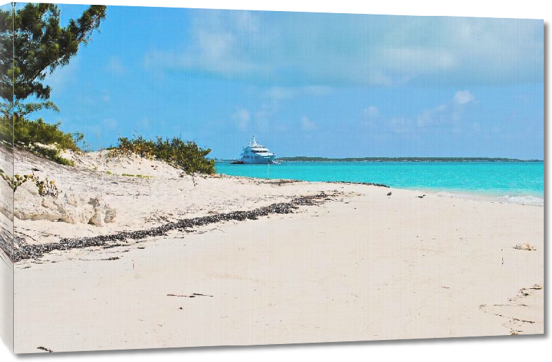 Toiles imprimées Photo plage aux Bahamas